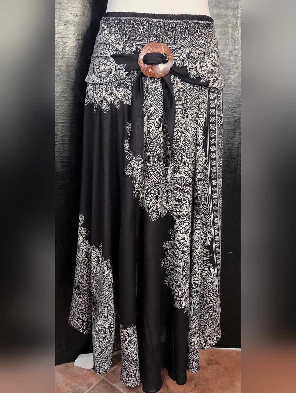 NWT Papaya Tree Imports 2-in-1 Boho Maxi Skirt Strapless Dress One Size - Picture 2 of 16